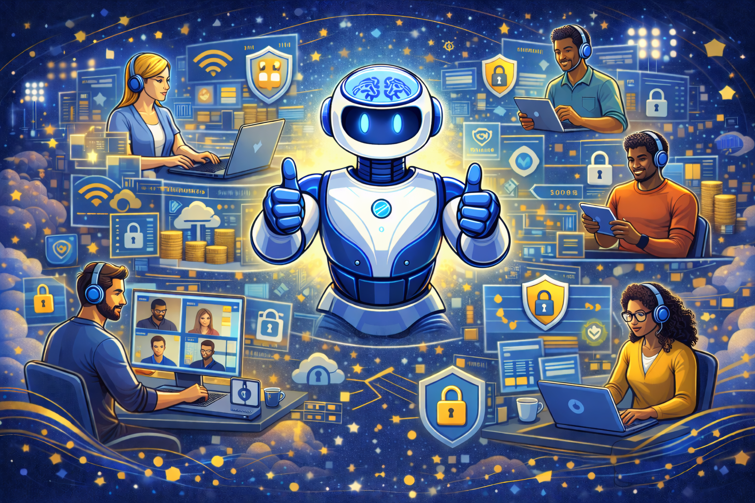 How Remote and Hybrid Teams can Stay Secure and Productive